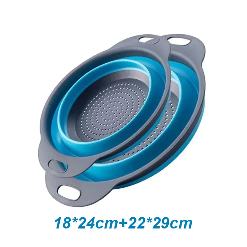Colador de silicona plegable Fold & Drain
