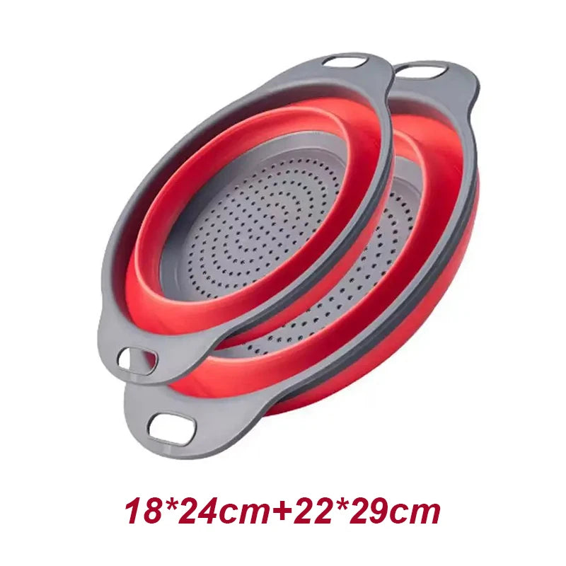 Colador de silicona plegable Fold & Drain