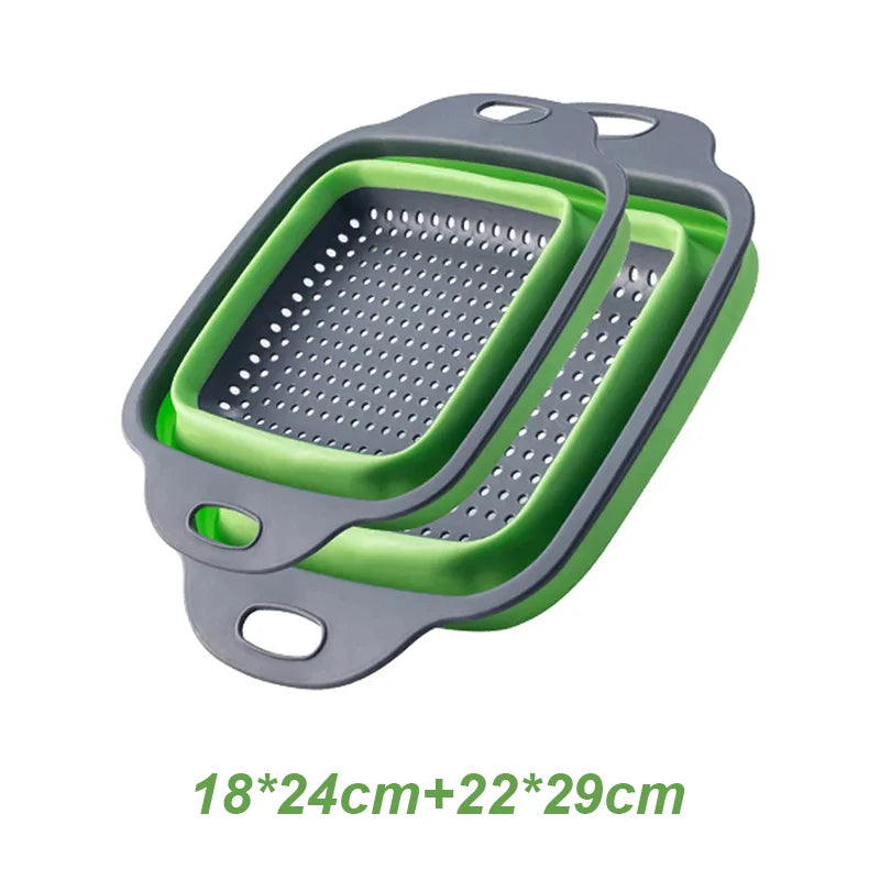 Colador de silicona plegable Fold & Drain