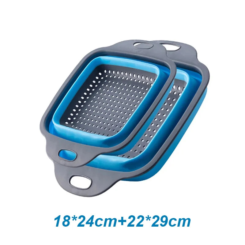 Colador de silicona plegable Fold & Drain