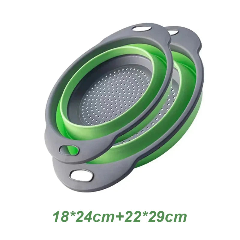Colador de silicona plegable Fold & Drain
