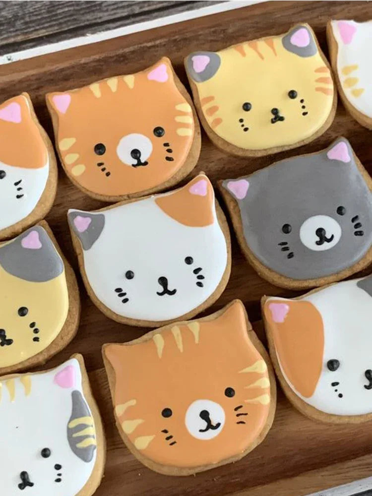 Aluminium Alloy Cat-Shaped Cookie Cutter